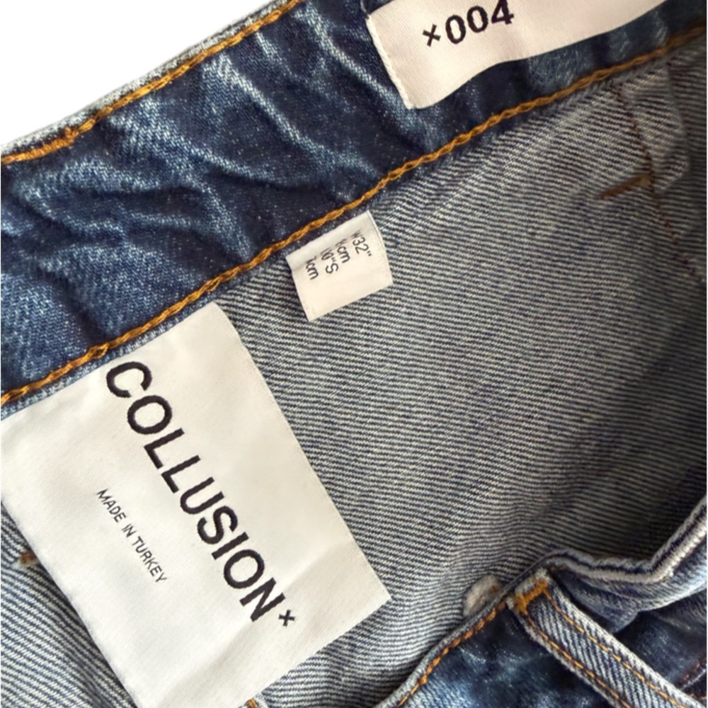 COLLUSION x004 Dad Jeans | Carpenter Denim | Size 32R | - Picture 4 of 5